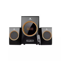 Xtreme Win Bluetooth 2:1 Multimedia Speaker With Remote - Black